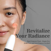 Cordless 6in1 PRO FacialWand OxyGlow 1 Upgraded High Frequency Facial Wand (6 Glass Tubes - Neon & Argon)